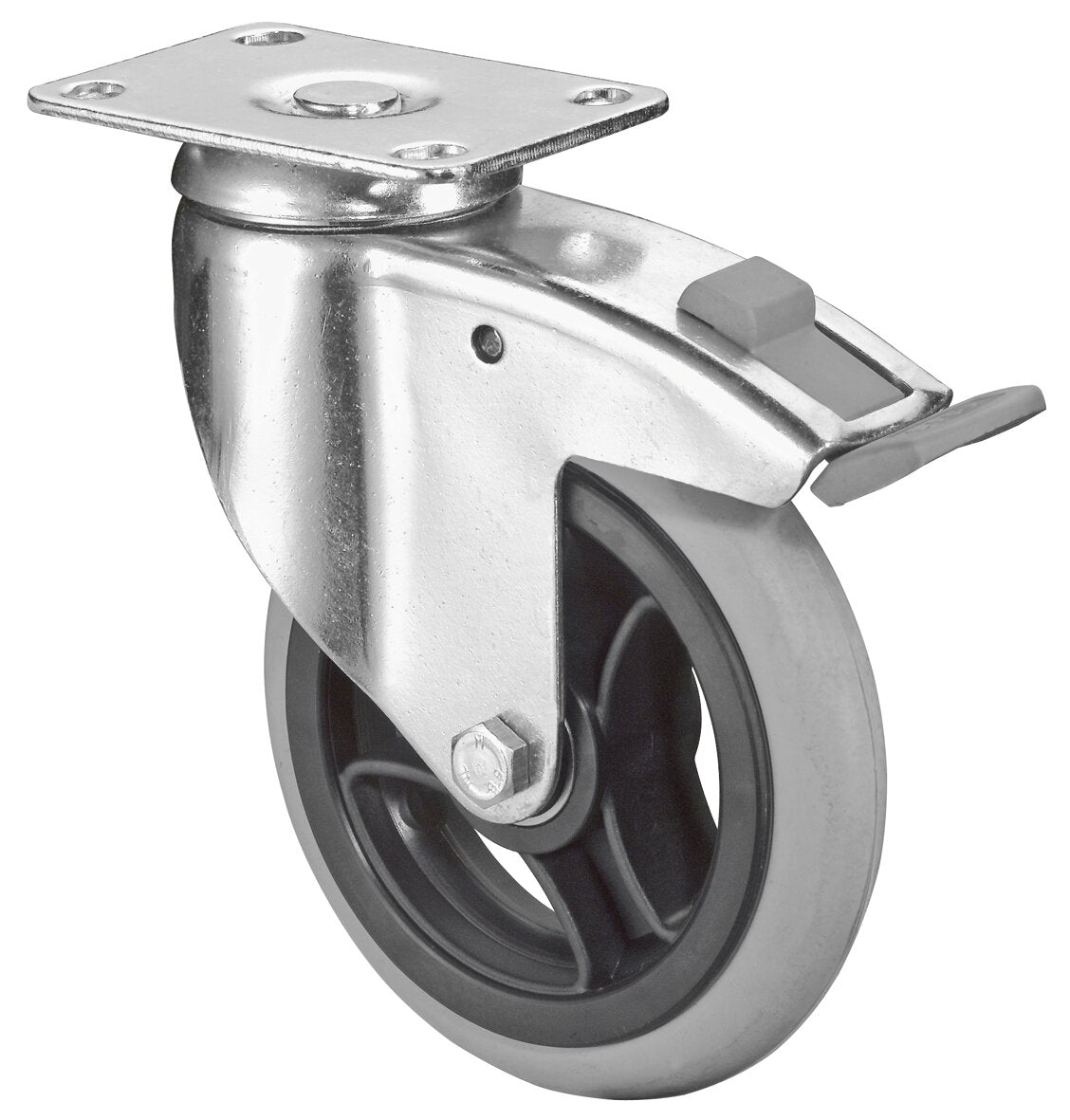 Apparathjul Gummi | 125 mm | 35 kg