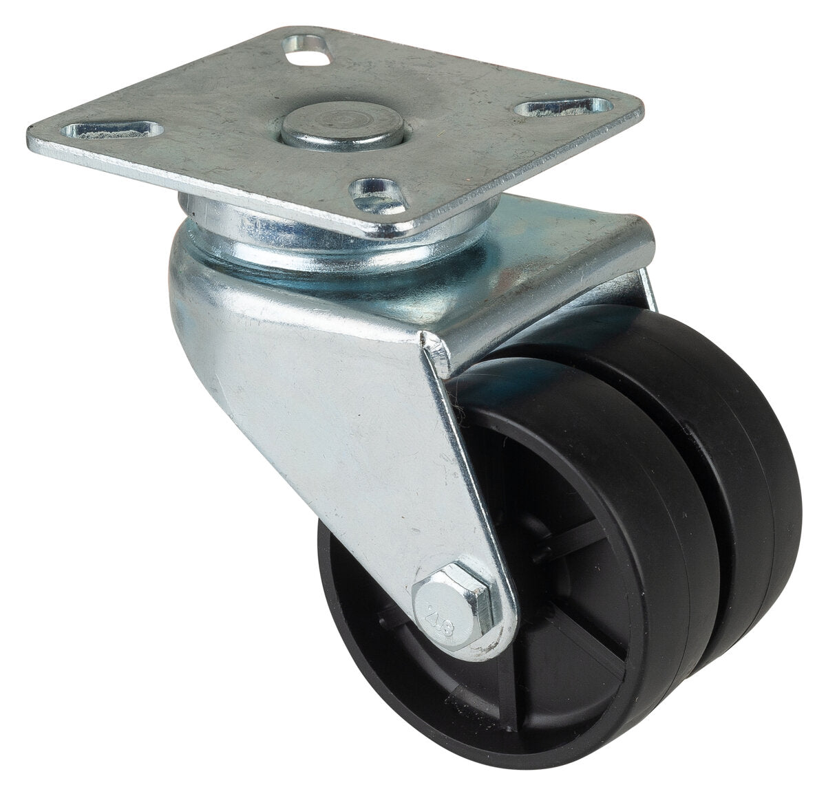 Apparathjul - dobbel - 80 kg - 50 mm