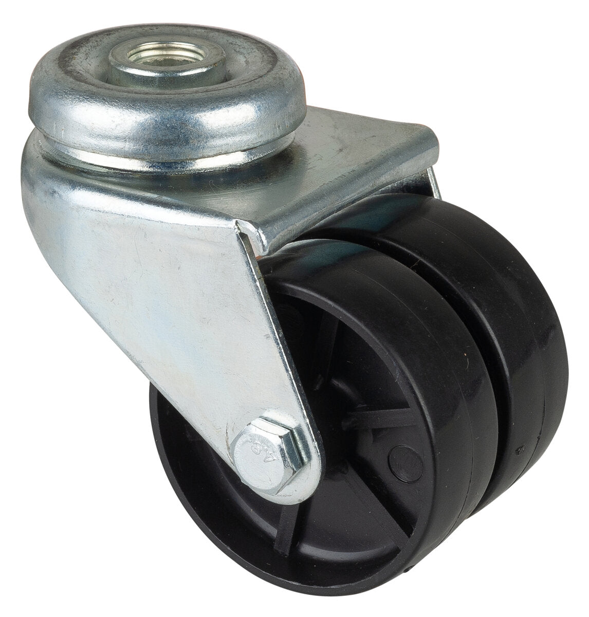 Apparathjul - dobbel - 80 kg - 50 mm