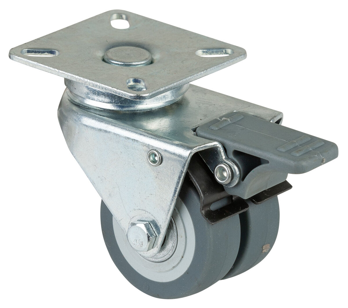 Apparathjul - dobbel - 80 kg - 50 mm