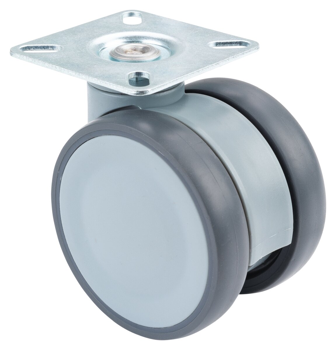 Dobbelt hjul i plast