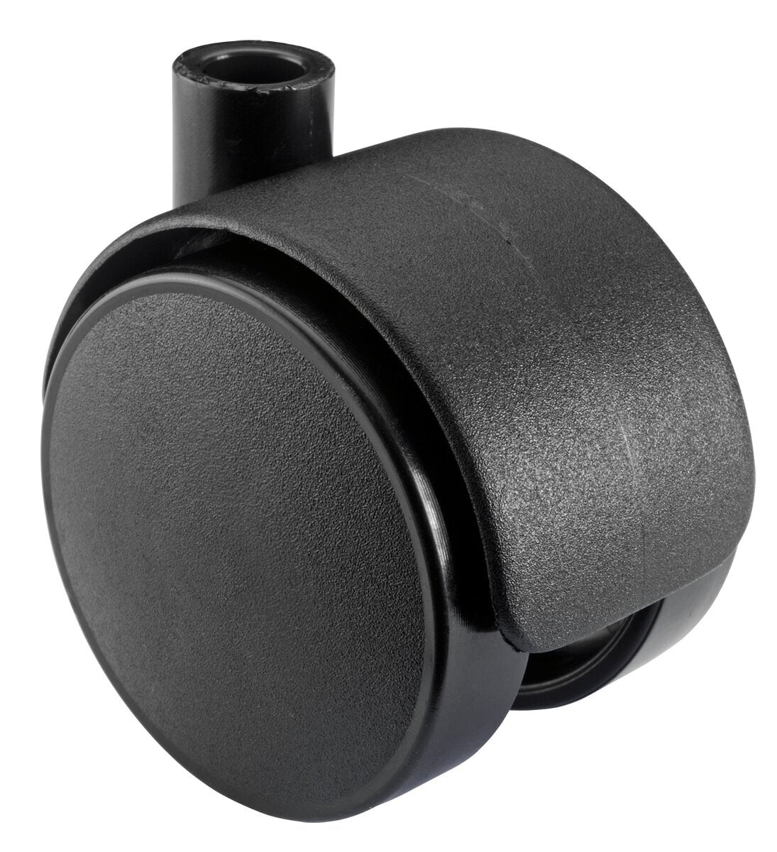 Doble plasthjul for møbel