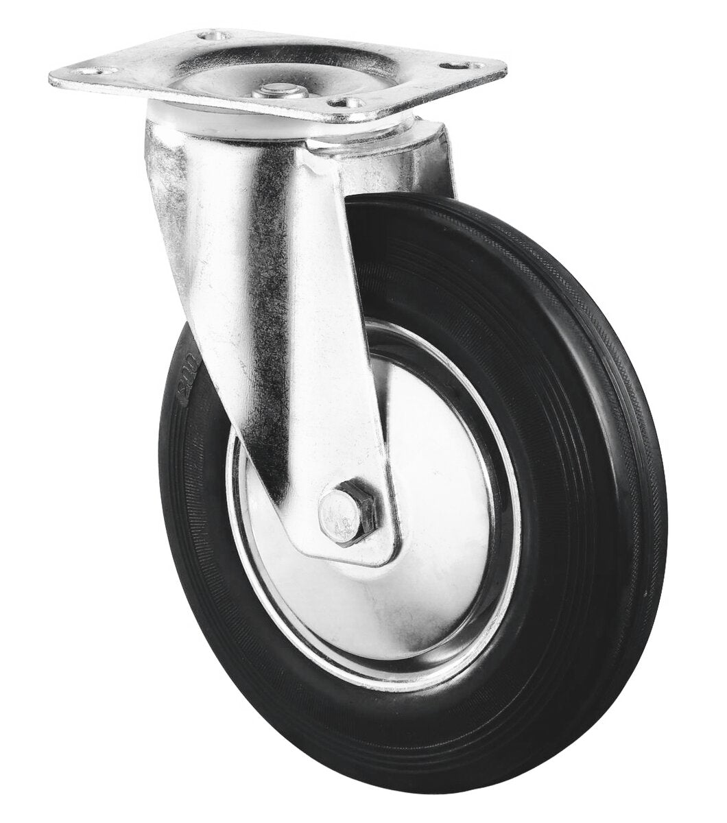 Gummihjul | 200 mm | 205 kg