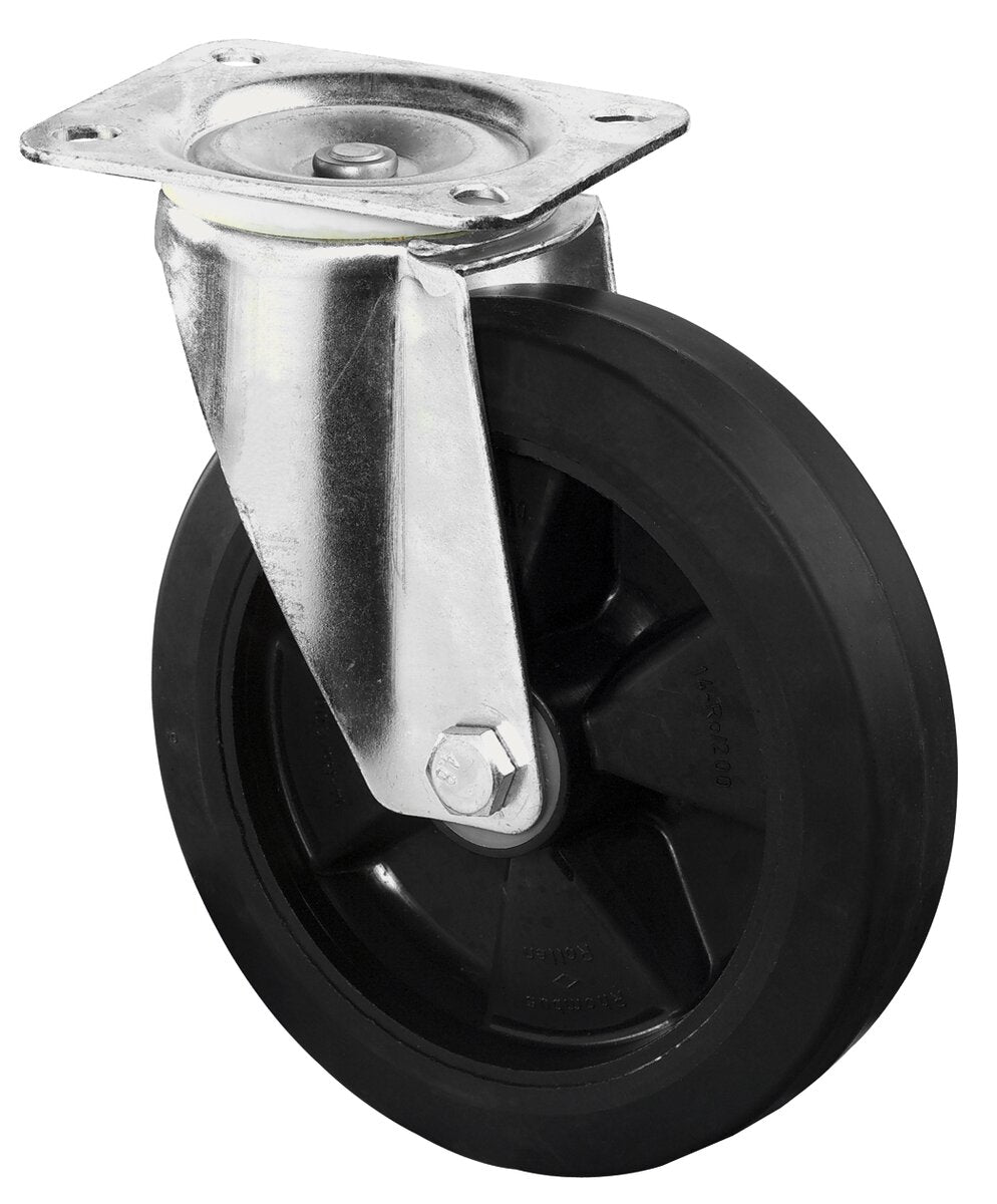 Gummihjul | 125 mm | 200 kg