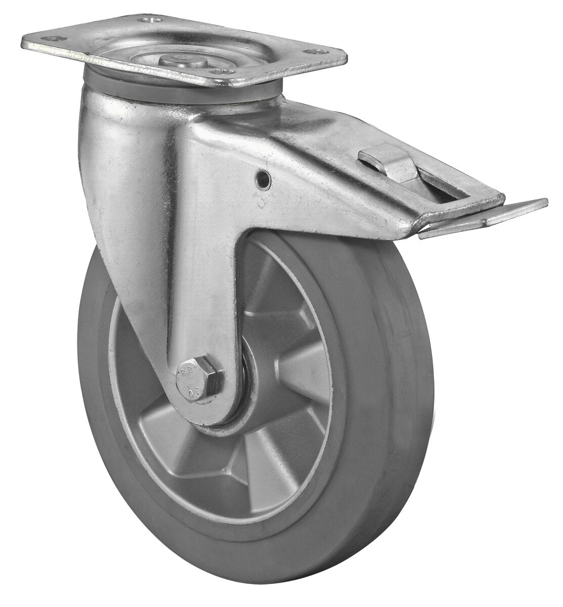 Gummihjul | 200 mm | 450 kg