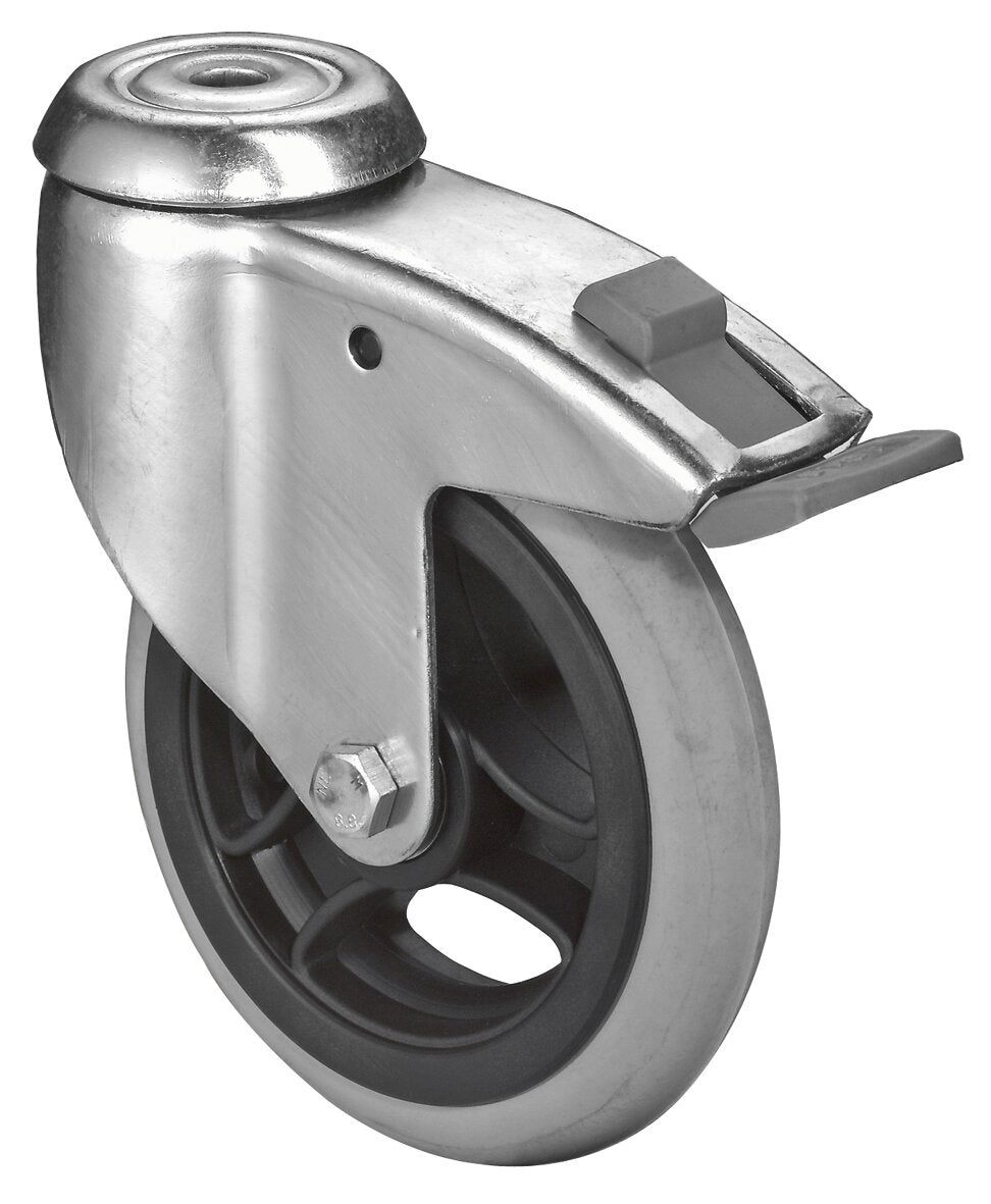 Apparathjul Gummi | 125 mm | 35 kg