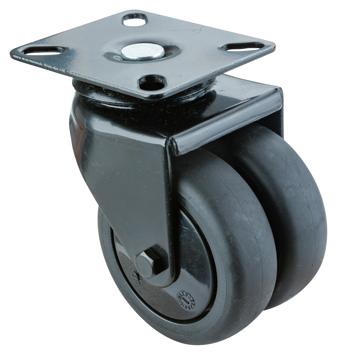 Apparathjul Dobbel | 75 mm | 100 kg