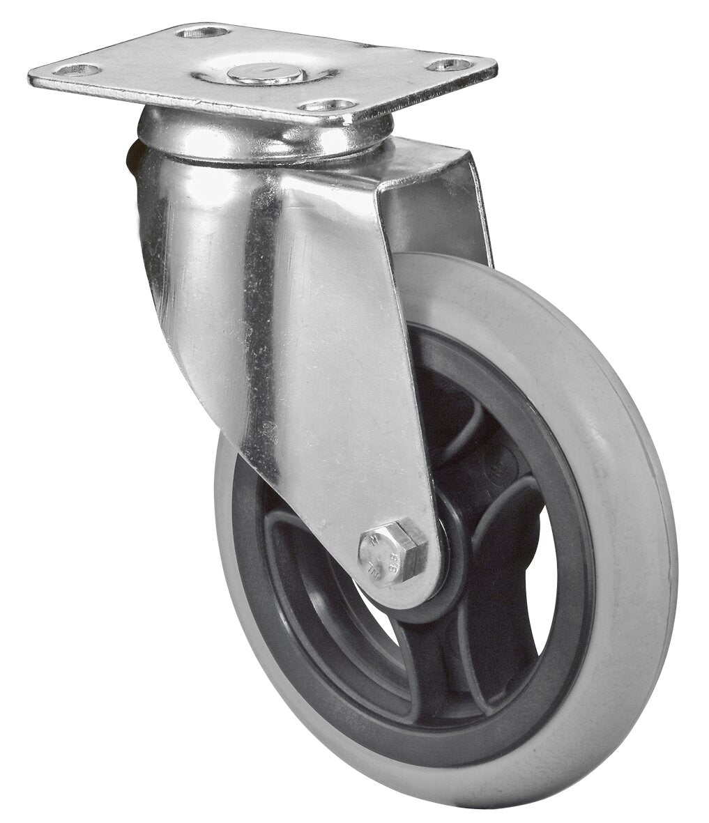Apparathjul Gummi | 125 mm | 35 kg