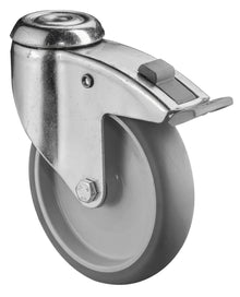 Apparathjul Gummi | 125 mm | 100 kg