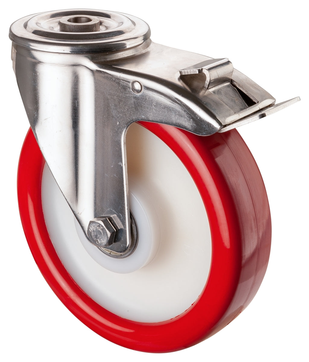 Transporthjul - Rustfri