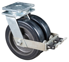 Hjul for tung belastning - Doble - Gummibane