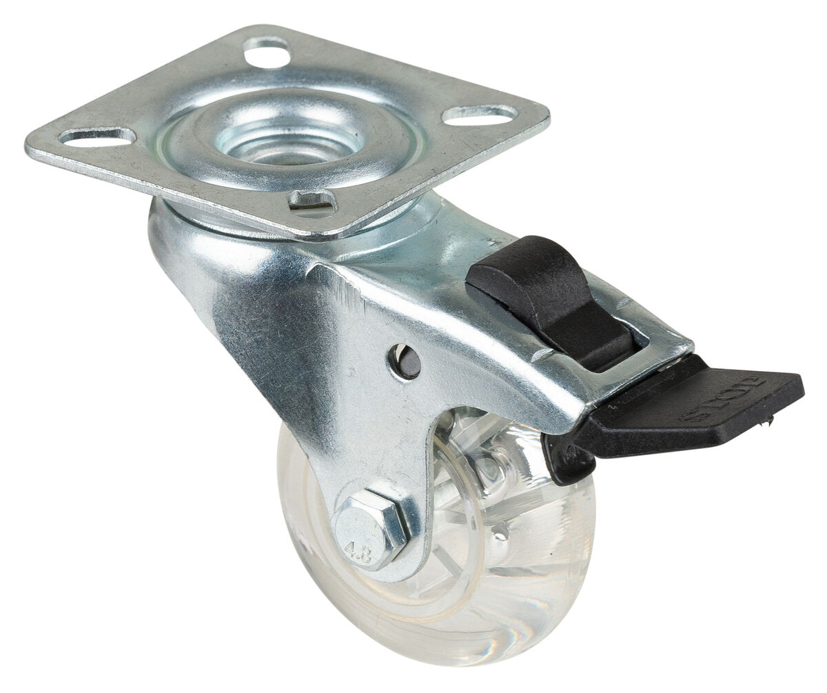 Svingbart hjul med brems