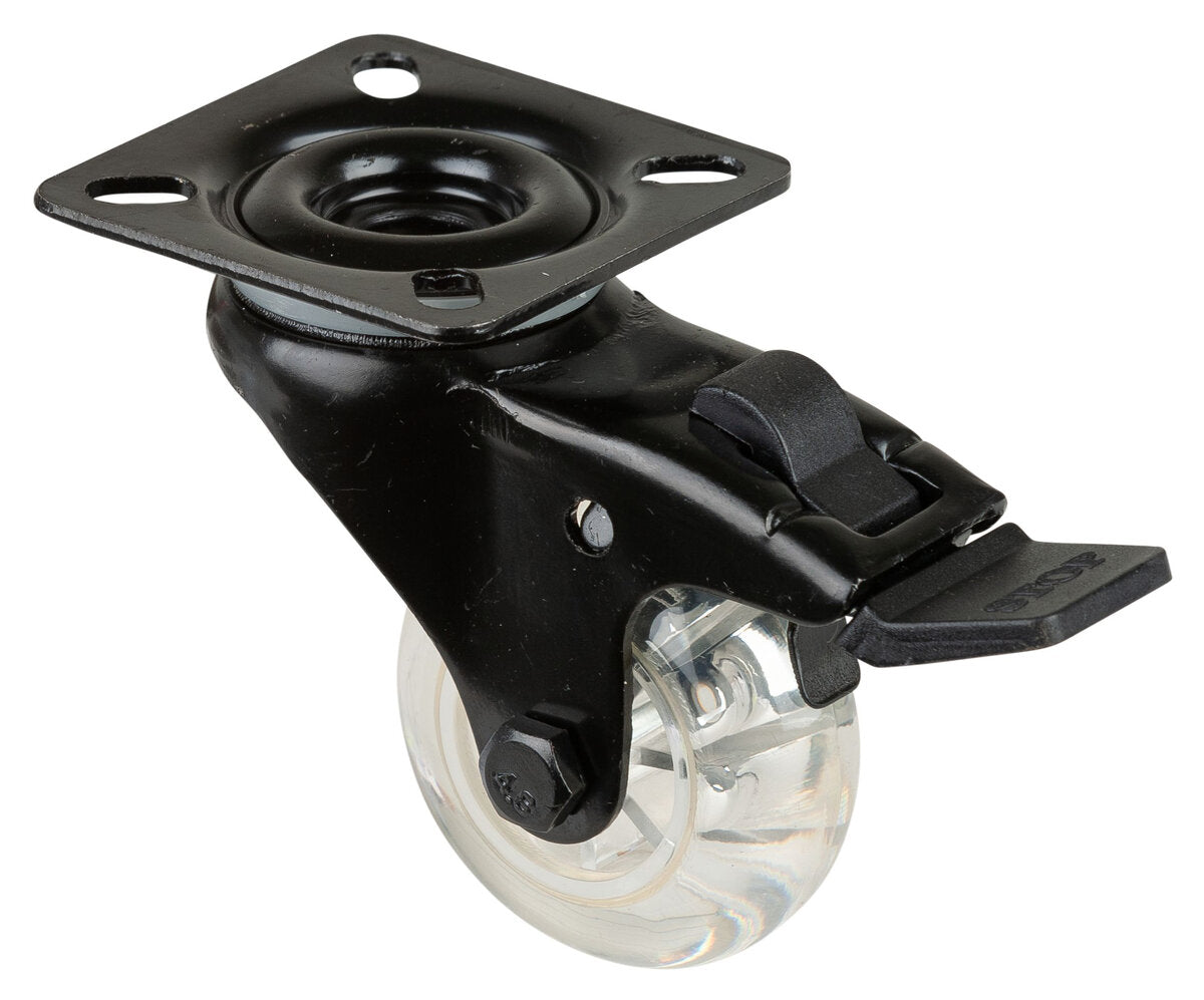 Svingbart hjul med brems