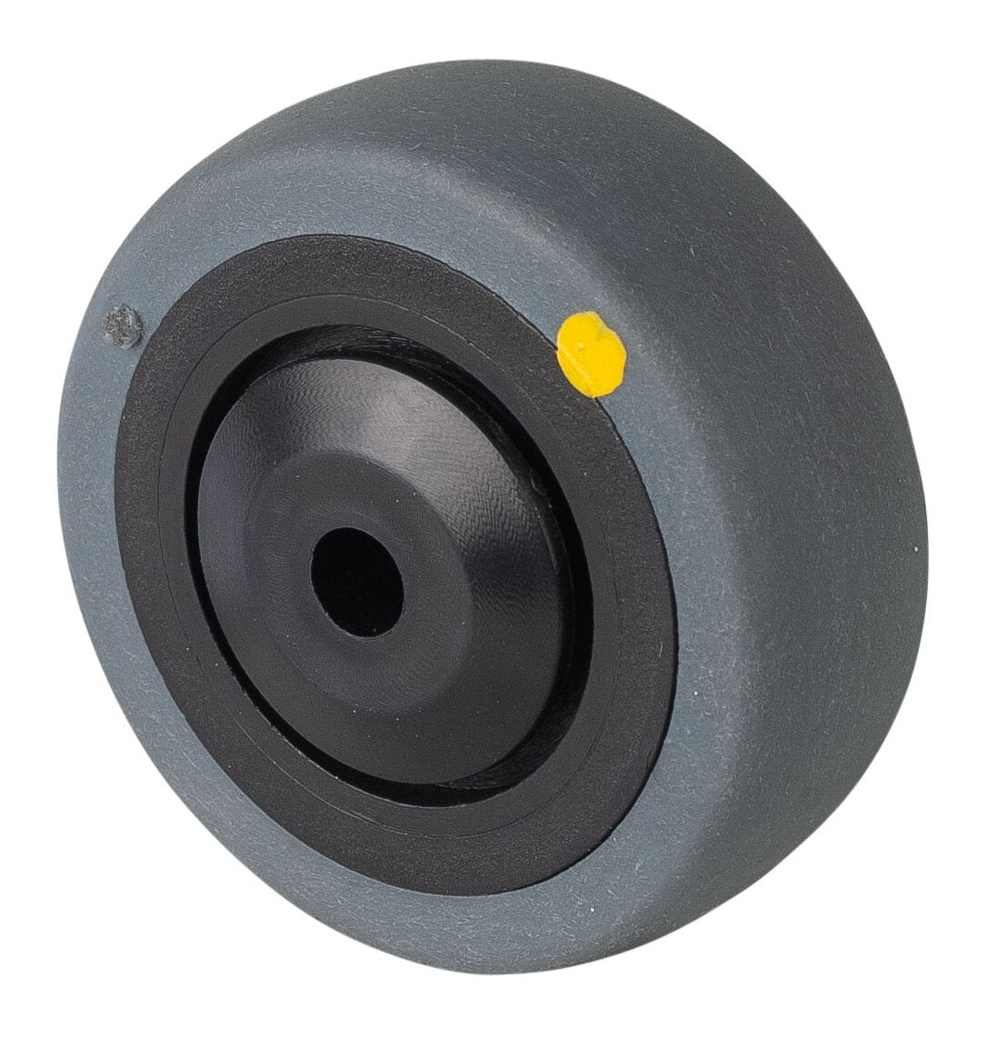 Gummihjul som er elektrisk ledende