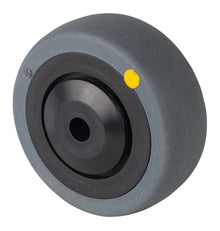 Gummihjul som er elektrisk ledende