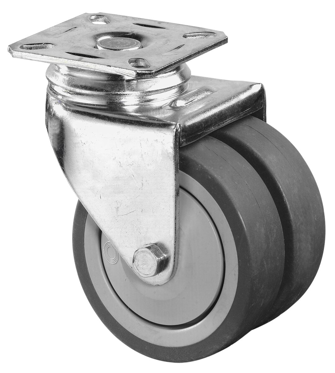 Apparathjul - dobbel - 120 kg - 75 mm