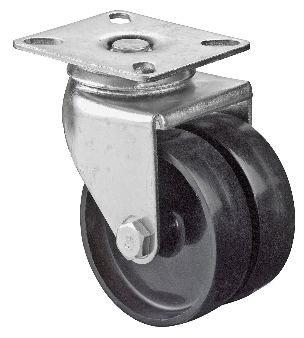 Apparathjul - dobbel - 100 kg - 75 mm