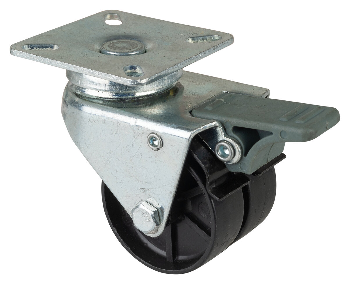 Apparathjul - dobbel - 80 kg - 50 mm