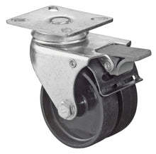 Apparathjul - dobbel - 100 kg - 75 mm