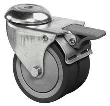 Apparathjul - dobbel - 120 kg - 75 mm