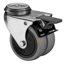 Apparathjul - dobbel - 100 kg - 75 mm