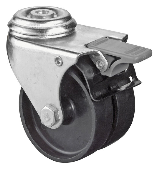 Apparathjul - dobbel - 100 kg - 75 mm