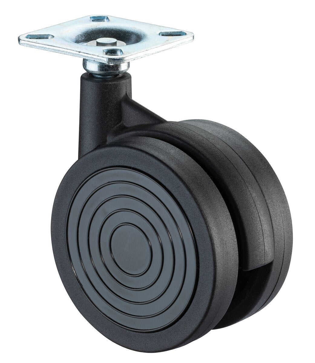 Dobbelt hjul i plast