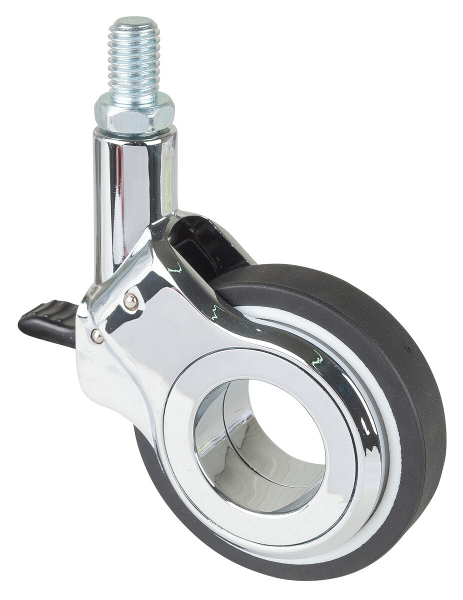 Svingbart designhjul med brems