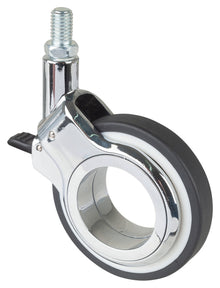 Svingbart designhjul med brems