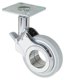 Svingbart designhjul med brems