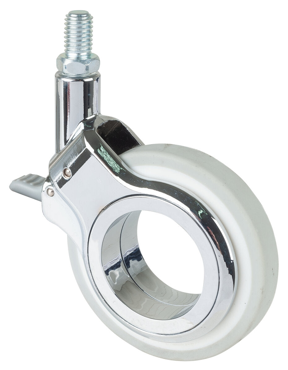 Svingbart designhjul med brems