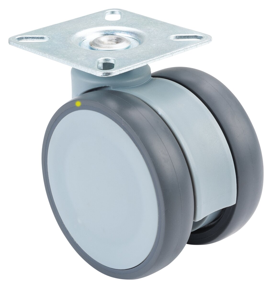 Dobbelt hjul i plast