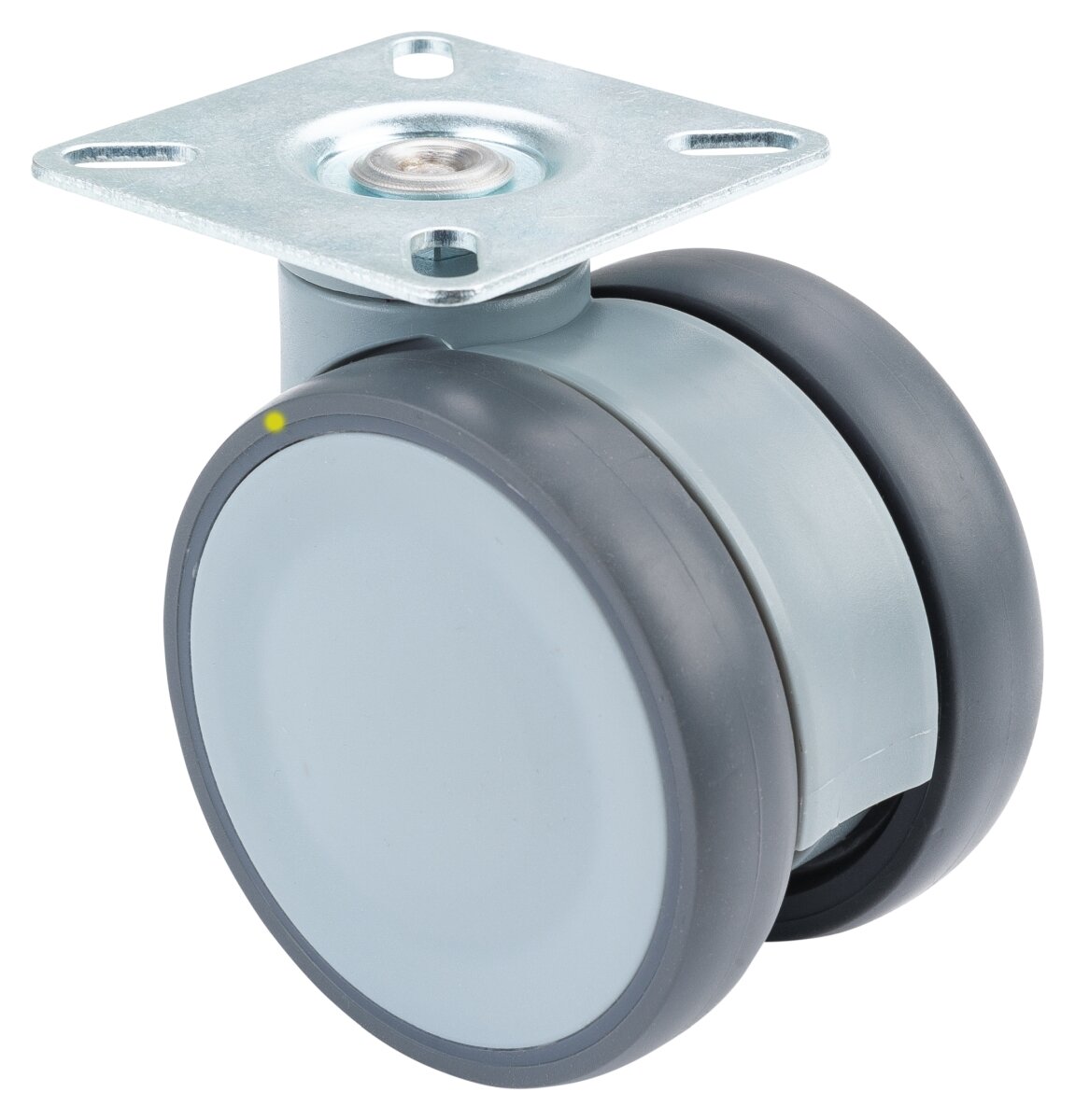 Dobbelt hjul i plast