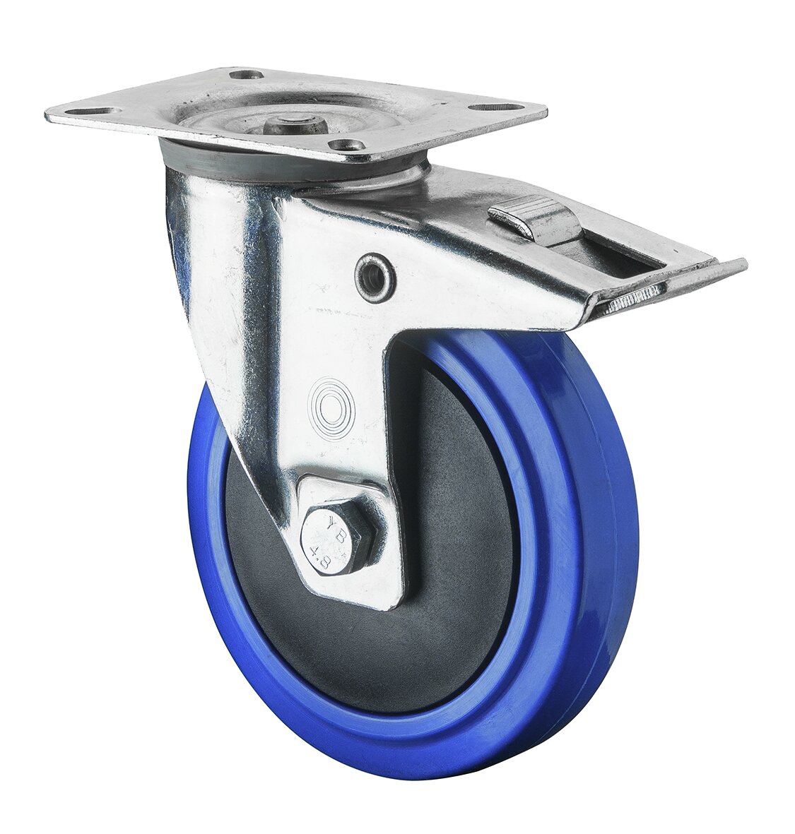 Gummihjul blatt | 125 mm | 180 kg