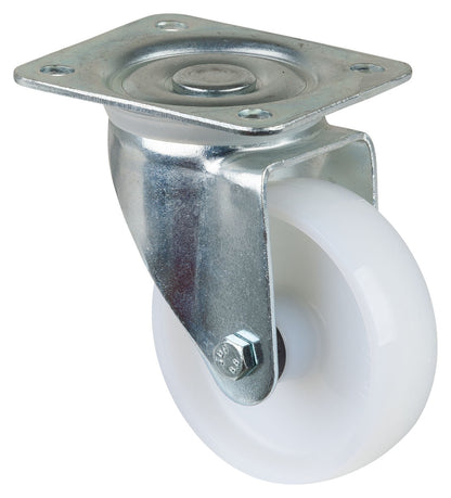 Nylonhjul hvit | Rullelager | 100 mm | 175 kg