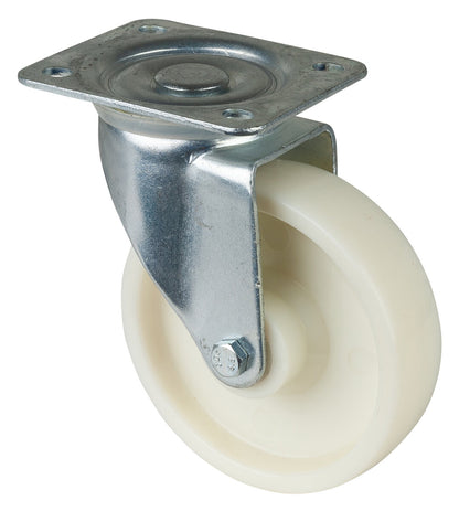 Nylonhjul hvit | Rullelager | 125 mm | 250 kg