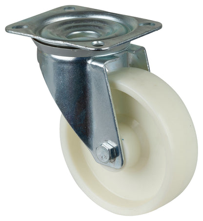 Nylonhjul hvit | Rullelager | 150 mm | 300 kg