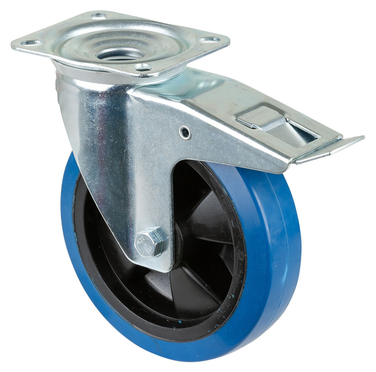 Gummihjul blatt | 200 mm | 400 kg