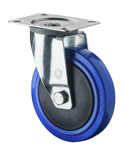 Gummihjul blatt | 125 mm | 180 kg