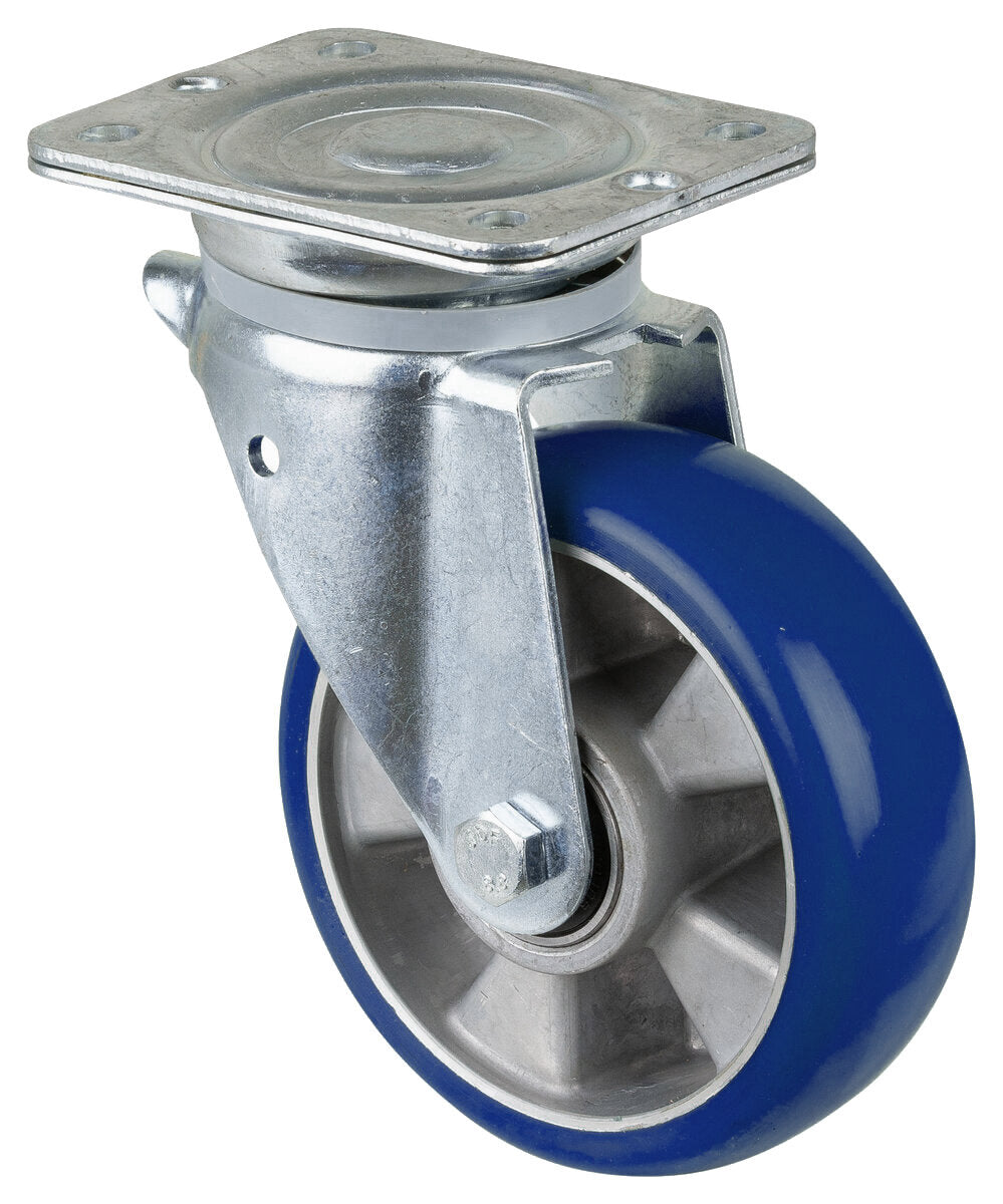 Polyuretanbane hjul | 800 kg | Aluminium | 200 mm