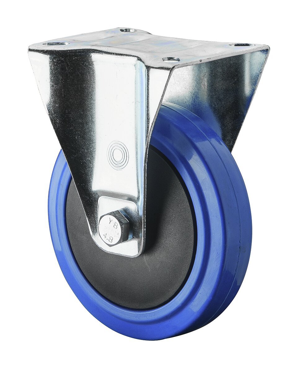 Gummihjul blatt | 125 mm | 180 kg