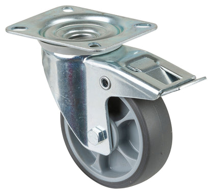 Gummihjul | 100 mm | 110 kg