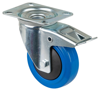 Gummihjul blatt | 100 mm | 150 kg