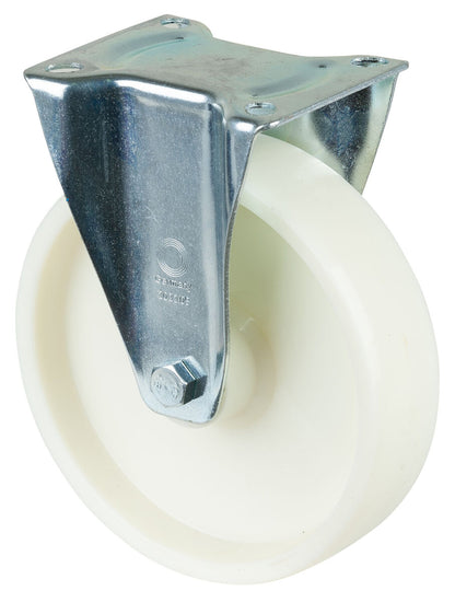 Nylonhjul hvit | Rullelager | 200 mm | 300 kg