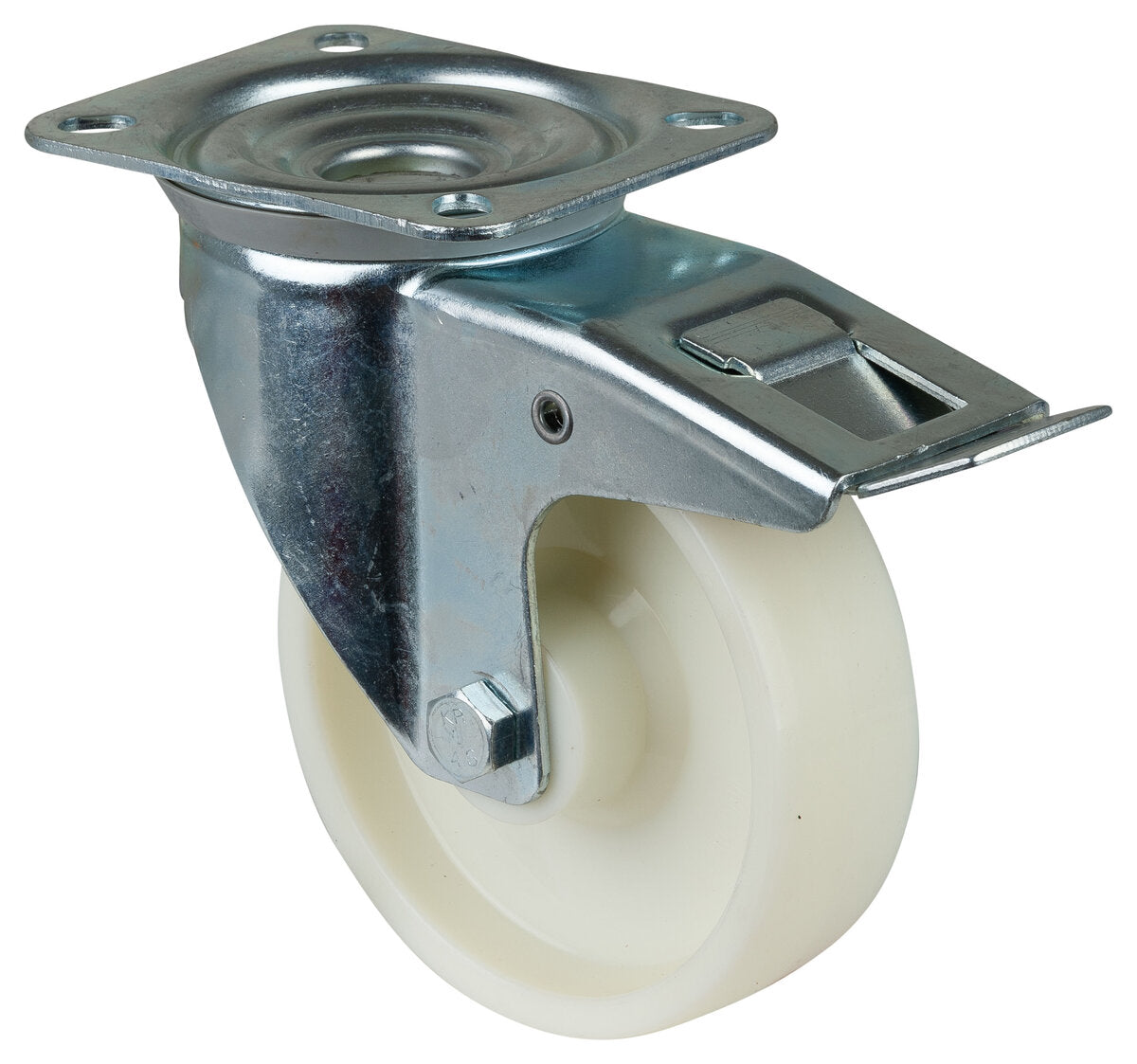 Nylonhjul hvit | Rullelager | 150 mm | 300 kg