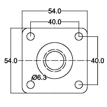 Apparathjul | 50 mm | 50 kg