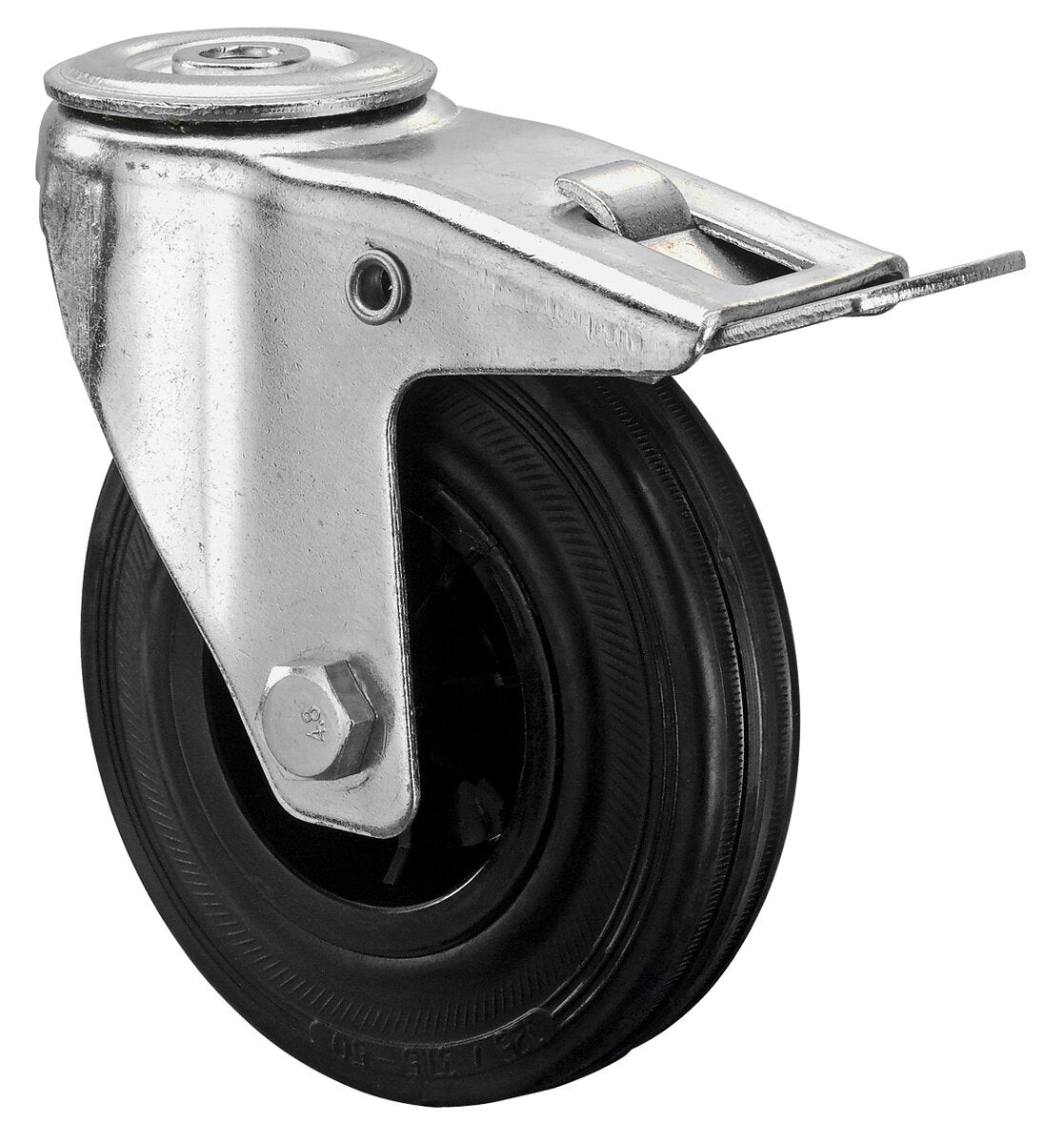 Gummihjul | 125 mm | 100 kg