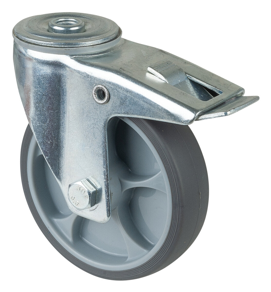 Gummihjul | 125 mm | 120 kg