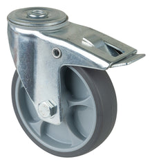 Gummihjul | 125 mm | 120 kg