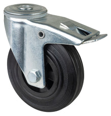 Gummihjul | 125 mm | 100 kg